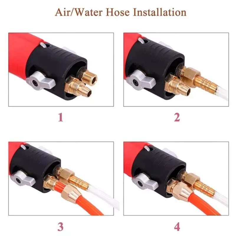 ماكينة تلميع يدوية متغيرة السرعة من Baixin لتلميع المياه الرطبة لتلميع السيارات بحجر الجرانيت والرخام