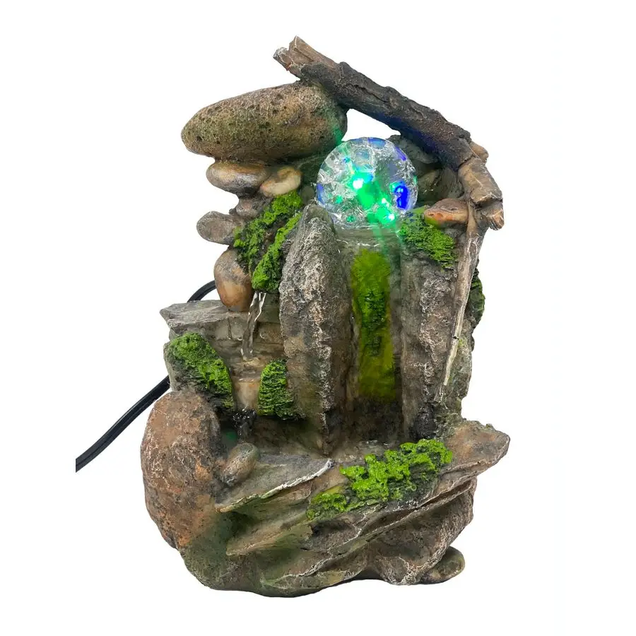 

Garden Rockery Fountain Indoor Zen Waterfall Tabletop Decoration