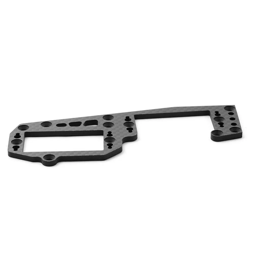 ​1 PCS Carbon Fiber Servo Mount Plate for Kyosho MP10 Graphite Radio Plate RC Car Upgrade Accessories