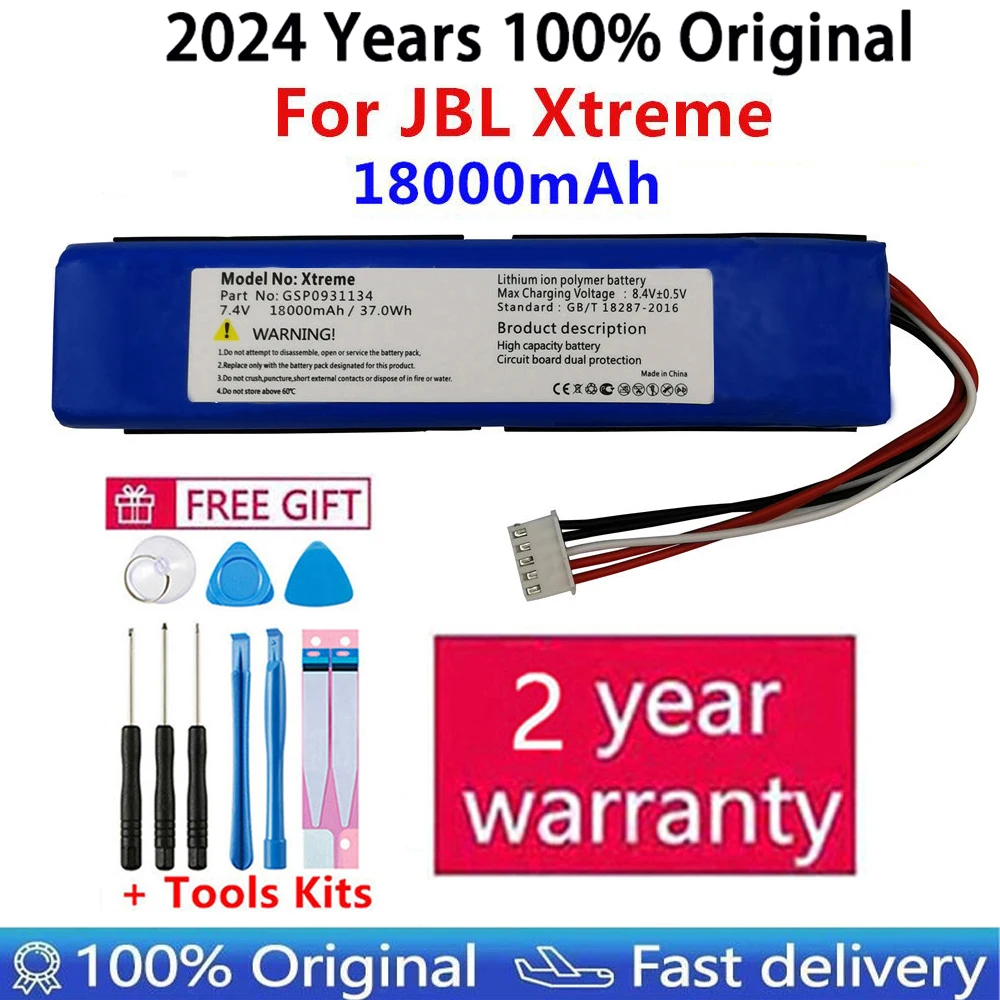 

100% Original New for JBL Xtreme 1 xtreme1 extreme GSP0931134 battery tracking number with tools to Brazil Russia fast