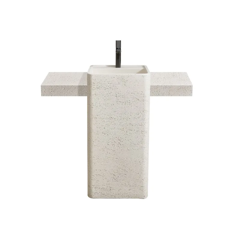 

Tuo Jifeng cave stone washbasin bathroom integrated floor-to-ceiling washbasin