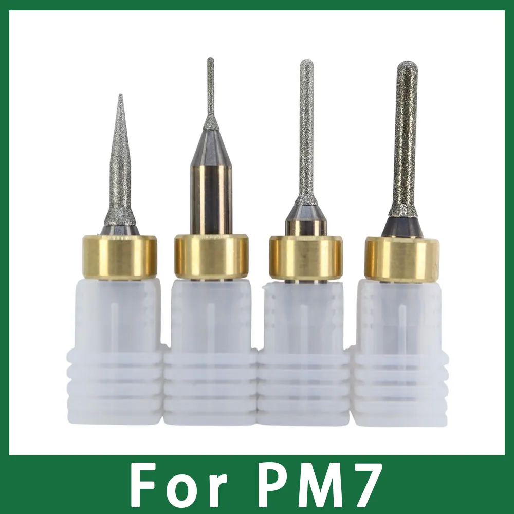 

Milling Cutters Compatible with PrograMill PM7 CADCAM for Glass Ceramic, Lithium Disilicate, Hybrid Composite