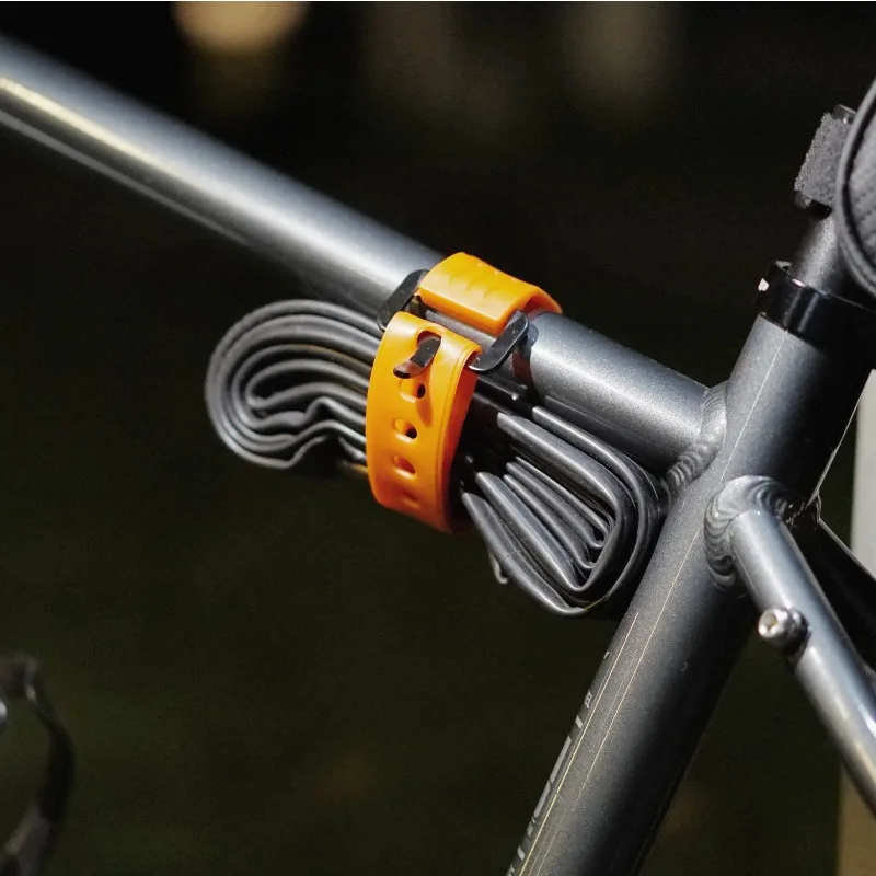 

Melon Road Bike Straps Long-distance Cycling Outdoor Camping Lightweight Durable Snap Button Bike Cable Tie Bicycle Accessories