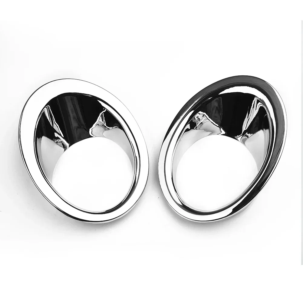 2pcs For Nissan Qashqai Dualis J10 2010-2013 Chrome Front Fog Light Cover Trim High-Quality ABS Plastic Anti-Scratch