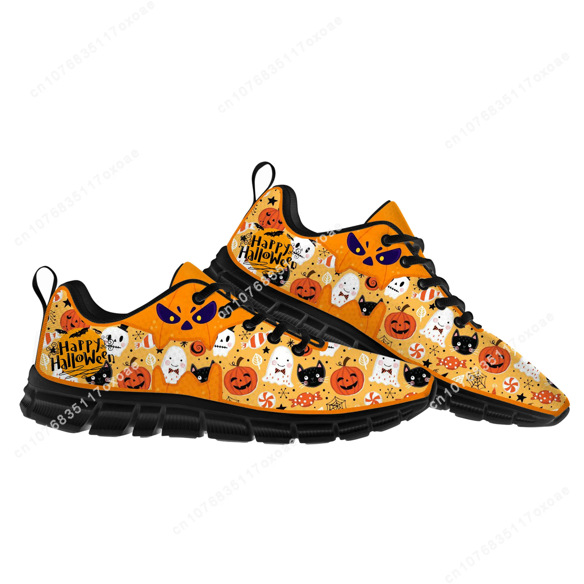 

Halloween Gift Sports Shoes Mens Womens Teenager Kids Children Sneakers High Quality Spooky Lantern Pumpkin Sneaker Custom Shoes