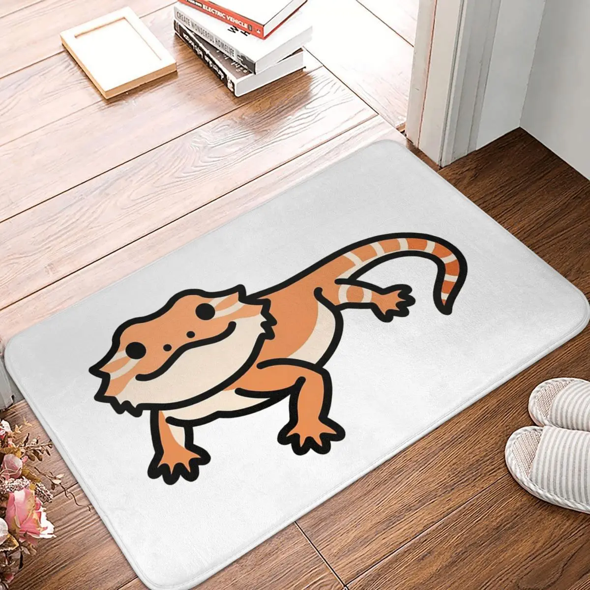 Red Bearded Dragon Anti-slip Doormat Floor Mat Durable Carpet Rug for Kitchen Entrance Home Bathroom Living room Footpad Mats