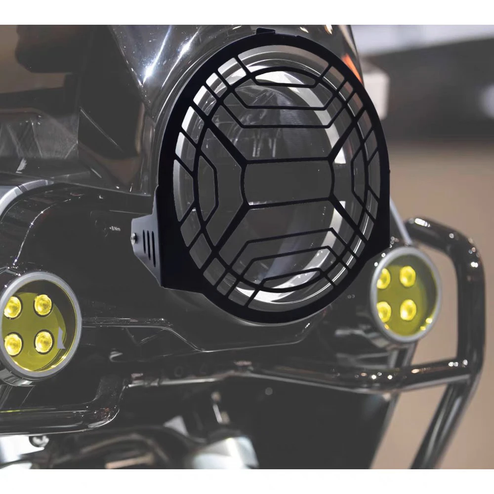 لدرع شبكة عاكس الضوء المعدل Norden901، غطاء حماية للمصباح الأمامي من الفولاذ المقاوم للصدأ