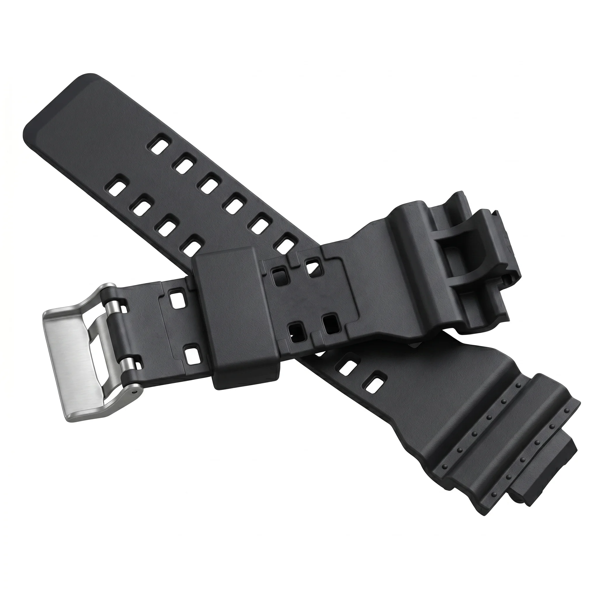 16mm Silicone Rubber Watch Band Strap for G Shock GD-100 G-8900 Replacement Black Waterproof Accessories