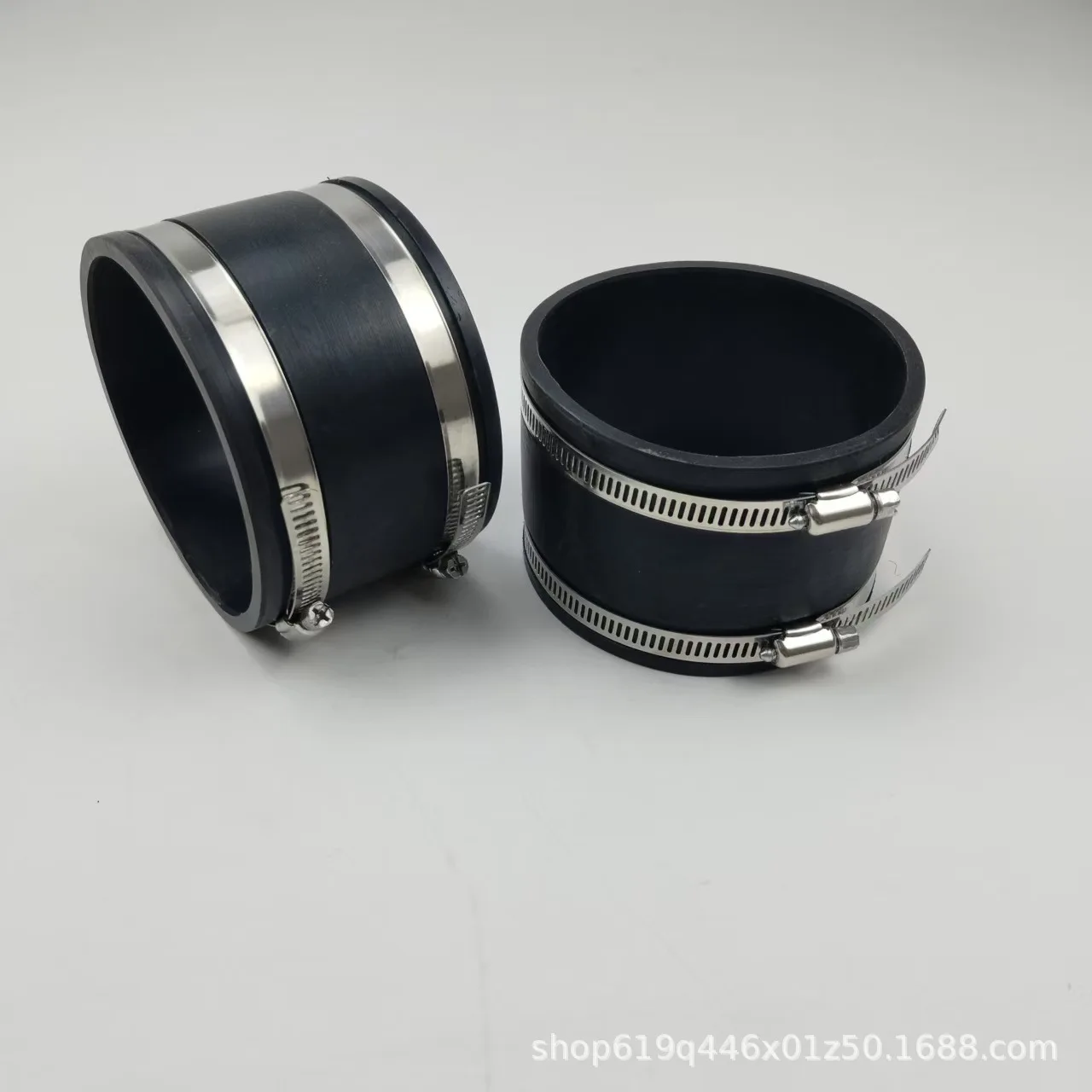 1PC Dust Control Flex Cuff with Stainless Steel Hose Clamps Flexible Pipe Coupling for Plumbing Connections pipe Connector Ports