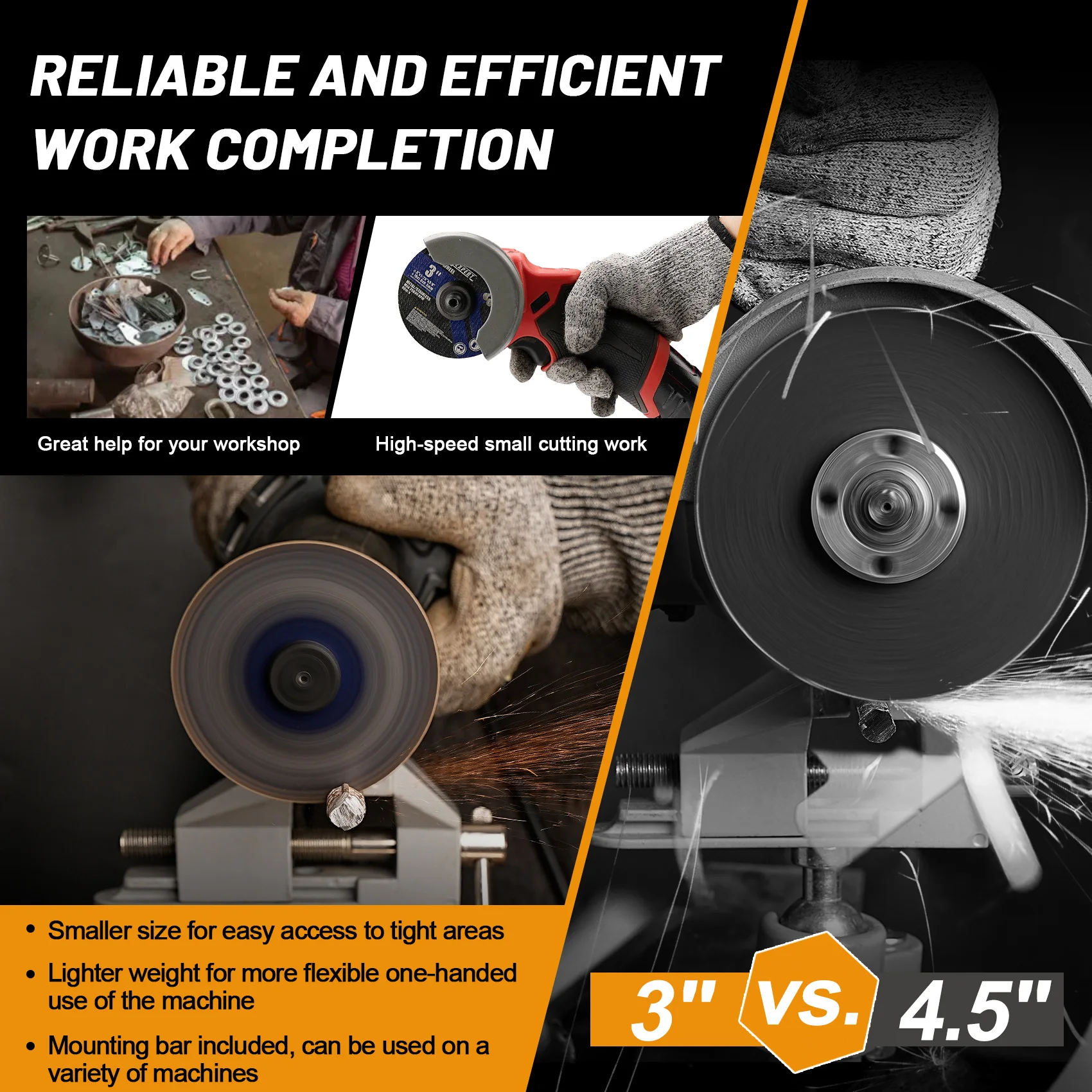 12Pcs Set 75mm Angle Grinder Wheel Mini Circular Saw Blade Metal Cutting Disc With Mounting mandrel For Metal Cutting & Grinding