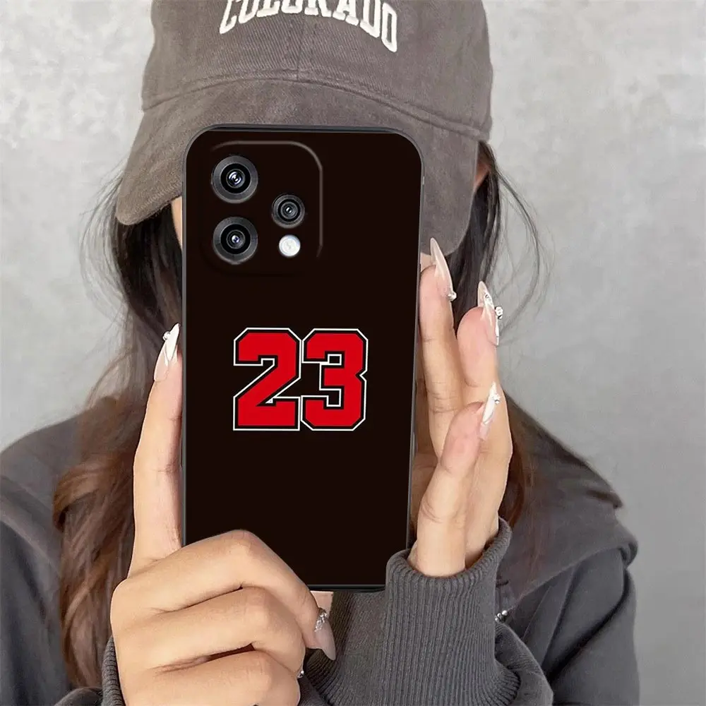 Phone Case For OPPO RENO 16 16F 15 15F 14 14F 13 13F 12 11 11F 10 8T 8 7 6 LITE TPU Funda Coque Shell Cover Basketball Player 23