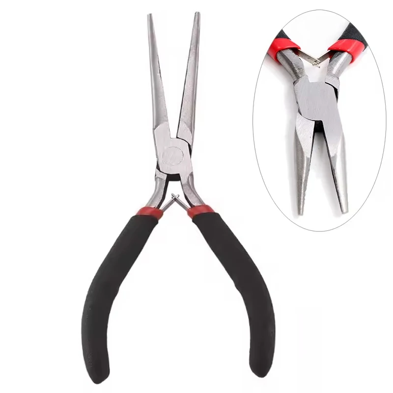 Long Nose Plier Mini Portable Rust Proof Cutter Plier For DIY Jewelry Craft Wire Bending Repair Tools For Hairpin Making Beading
