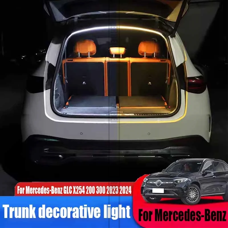 For Mercedes-Benz GLC X254 200 300 2023 2024 rear trunk decorative lights automotive interior decoration accessories