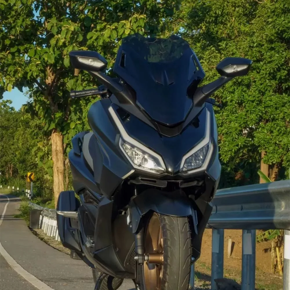 Super Sale Motorcycle Front Fairing Winglets Aerodynamic Wing Side Wings Spoiler for HONDA FORZA 350 NSS350 2023 2024 Black