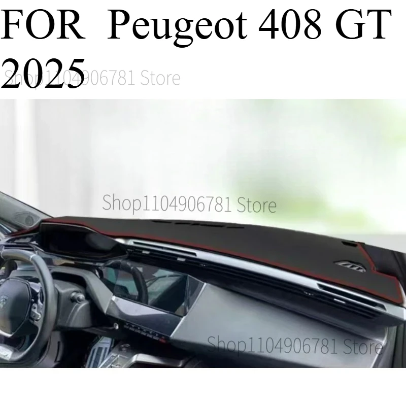 

Для Peugeot 408 ‌ Коврик на приборную панель GT 2025: Защитный чехол-накидка от солнца, аксессуары для автомобиля