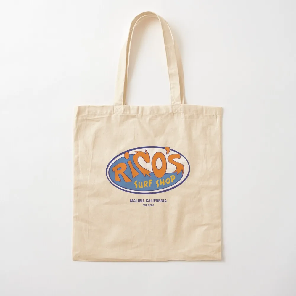 Beachside Surf Shop Tote Bag reusable grocery bags Portable shopping bag custom canvas bag women