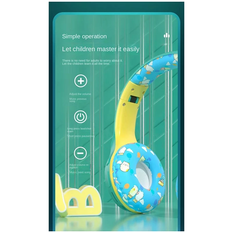 ชุดหูฟังสำหรับเด็กชุดหูฟังสำหรับเล่นเกมกีฬากลางแจ้งแบบ3 Headset Headset ของขวัญ