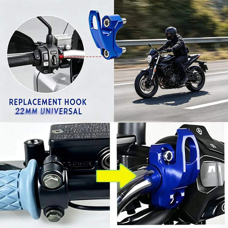 For SYM JOYMAX Z Jet X 125 MAXSYM CRUiSYM DRG HD300 Accessories Motorcycle Handlebar Helmet Duffel Bag Storage Hooks