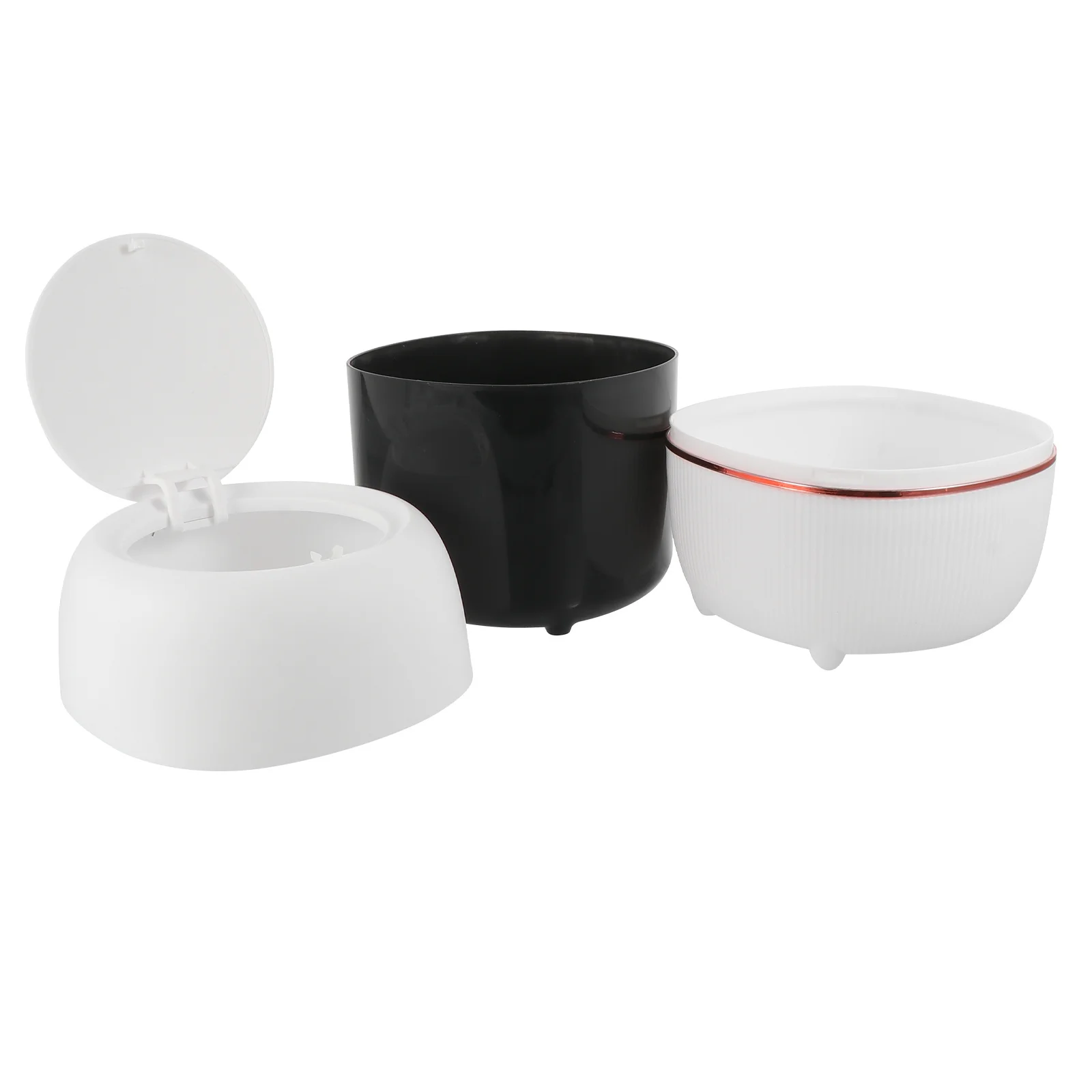 

Creative Desktop Plastic Trash Can Lovely Wastebasket Mini Waste Bin for Office Table Home Decor Gift Mini Desktop Trash Can