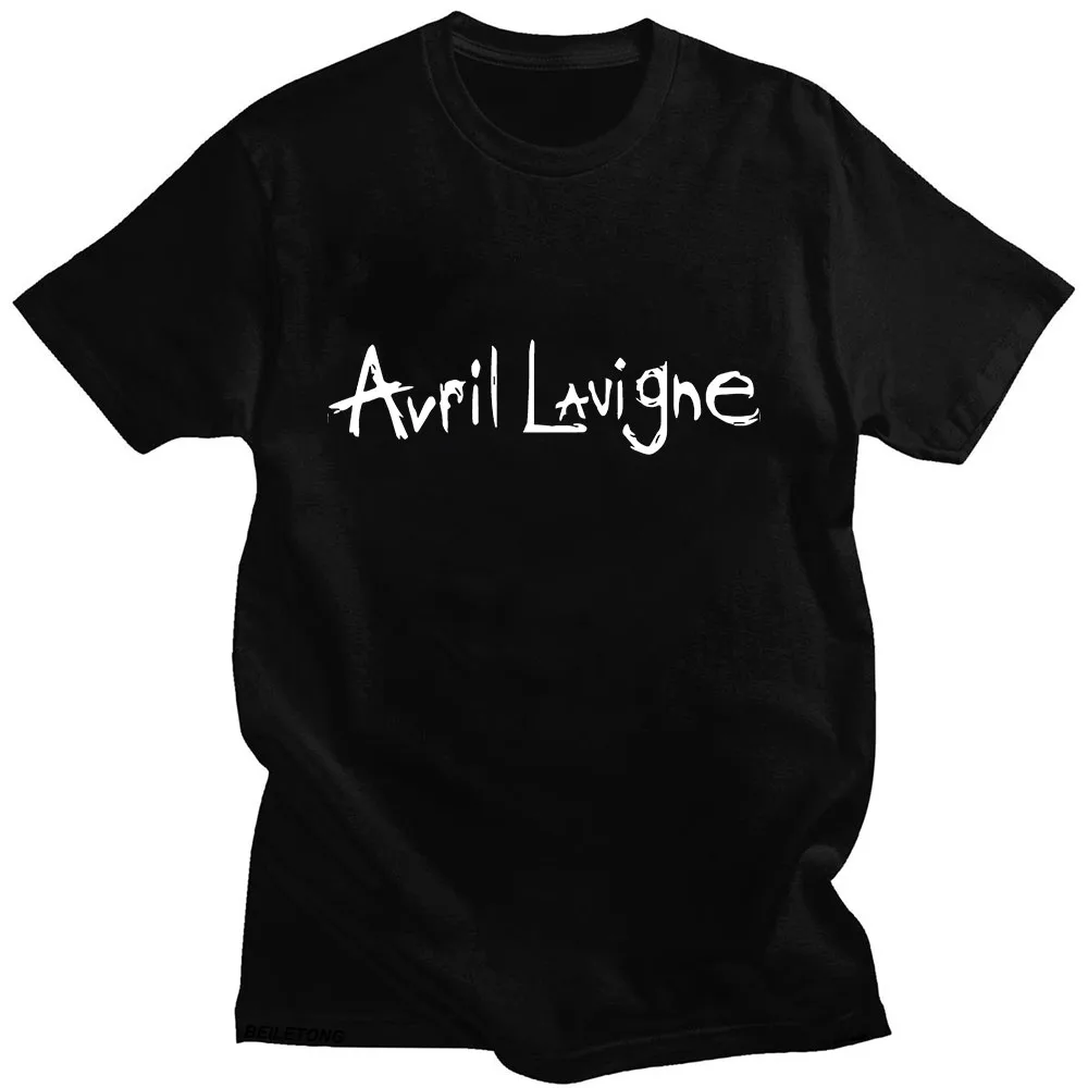 Avril Lavigne T-shirt Short Sleeve Gothic Cotton Tee-shirt Funko Pop Hip Hop Retro Tshirt Sudaderas High Quality Casual Clothing