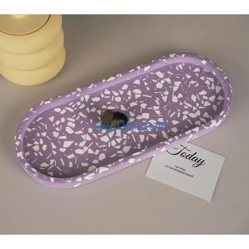 

98km Oval Plate Silicone Mold DIY Epoxy Resin Molds Storage Tray Home Decoration Craft Making Art Supplies Handmade