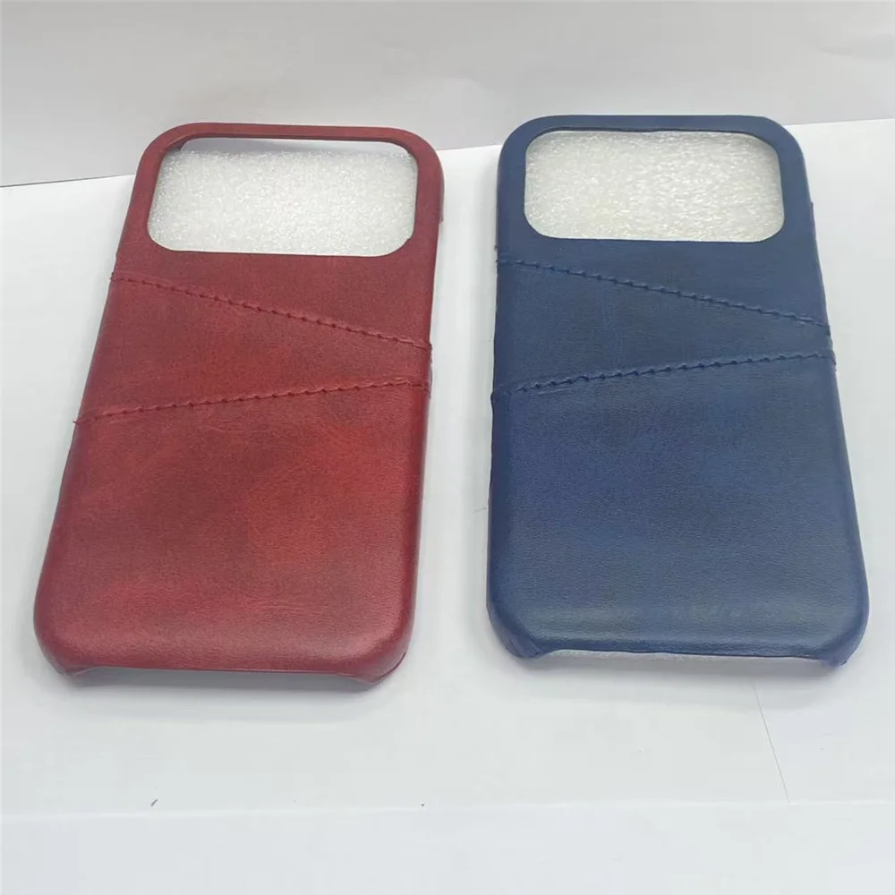 Luxury Cowhide Packet Wallet Phone Case For iPhone 17 16 15 14 13 12 11 Pro Max X XS XR 7 8 Plus Leather Card holder back Cover