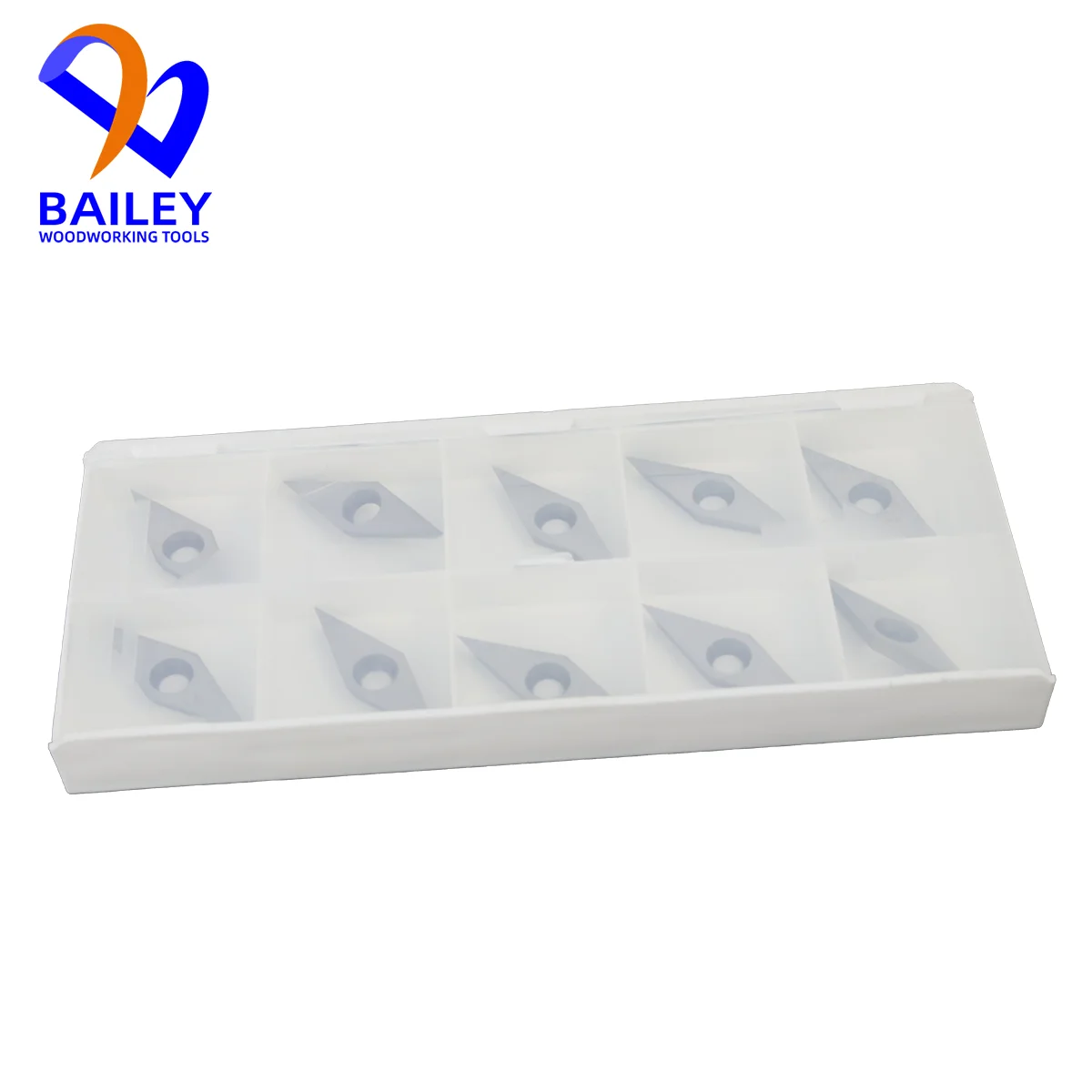 BAILEY 10PCS 28x4x2.5mm Diamond Carbide Replacement Cutter Inserts Knives With Radius Point for Edge Banding Machine