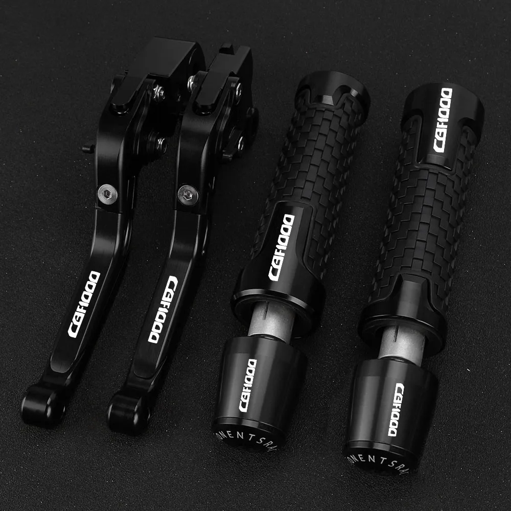 For HONDA CBF1000 CBF 1000 CBF 1000 2010 2012 2013 Motorcycle Aluminum Adjustable Brake Clutch Levers Handlebar Hand Grips Ends