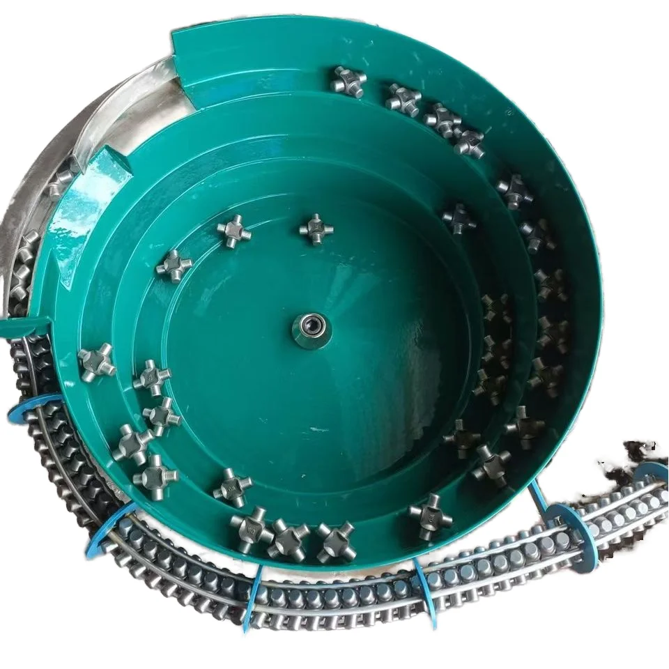 CYBFD Automatic Vibrating Plate Feeder Hopper Turntable Customized Non-Standard Hardware Stainless Steel 100PCS/min Discharge