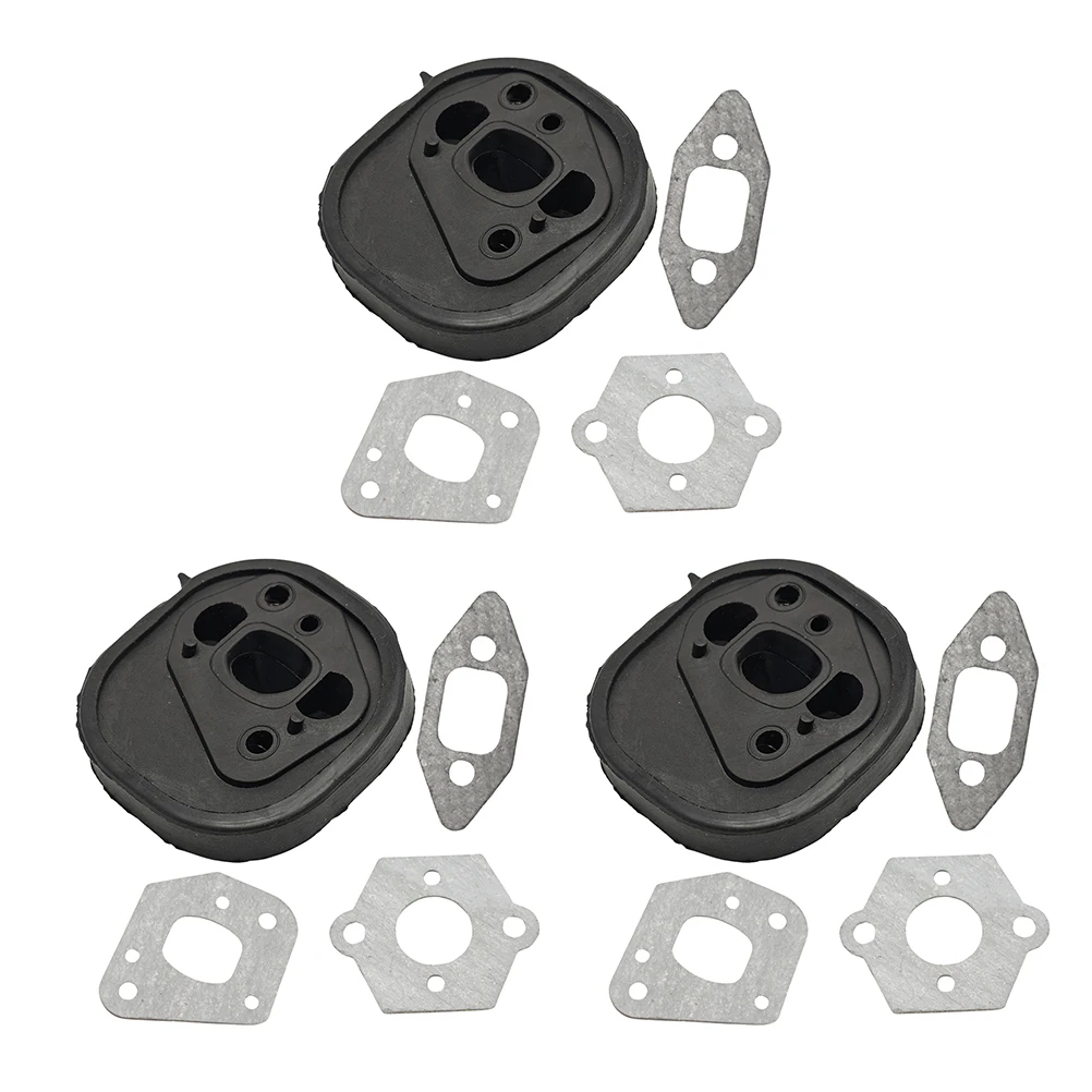 

3pcs Intake Manifold Carburetor Gasket Kit For Partner Chainsaw 350 351 370 371 420 McCulloch MacCat 335 435 440 Chainsaw Spare