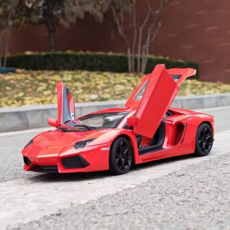 1:18 Aventador LP740 Alloy Sports Car Model Diecast Metal Racing Car Vehicles Model High Simulation Collection Children Toy Gift