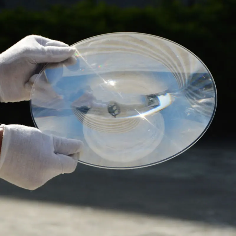 1PC 380mm Optical PMMA Solar Fresnel Lens Condensing lens Focal Length 450mm