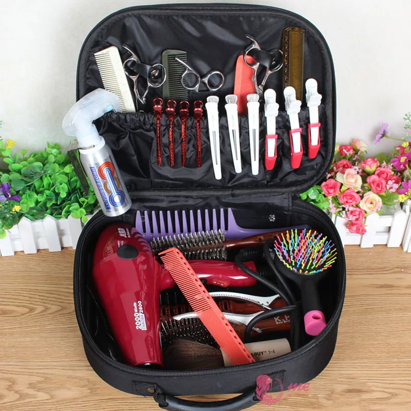 Portable Barber Scissors Bag Handbag Large Capacity Hairdressing Tool Storage Cosmetic  for Hairdresser Hair Dryer Suitcase