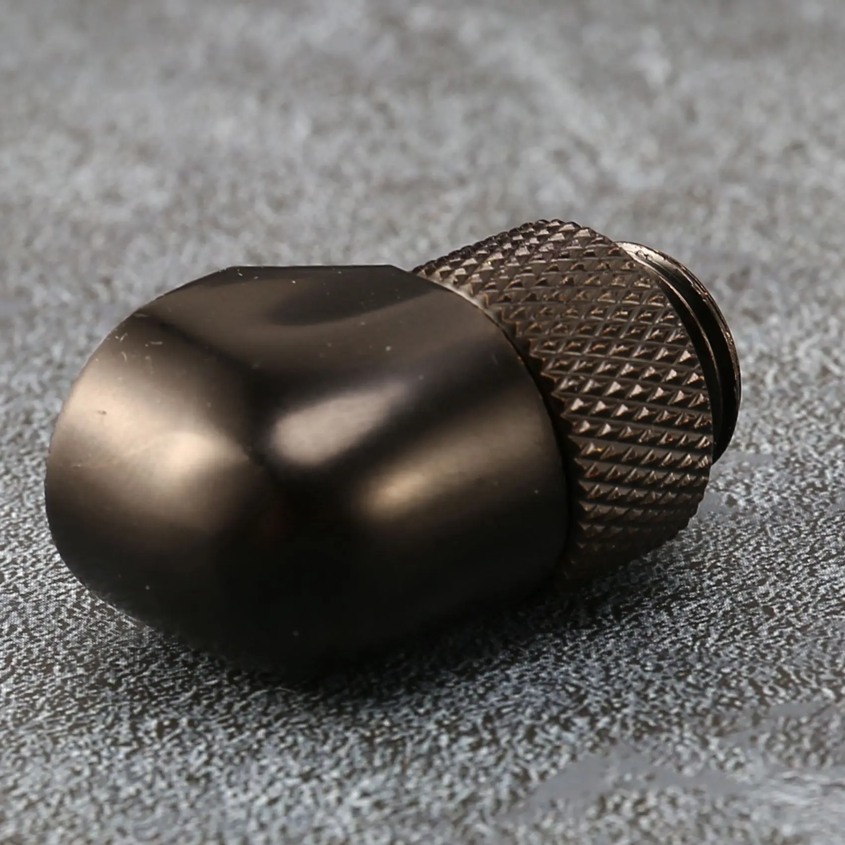 12.9mm g1/4 rosca 90 graus conector de tubo rotativo encaixe para resfriamento de água de pc-A22R