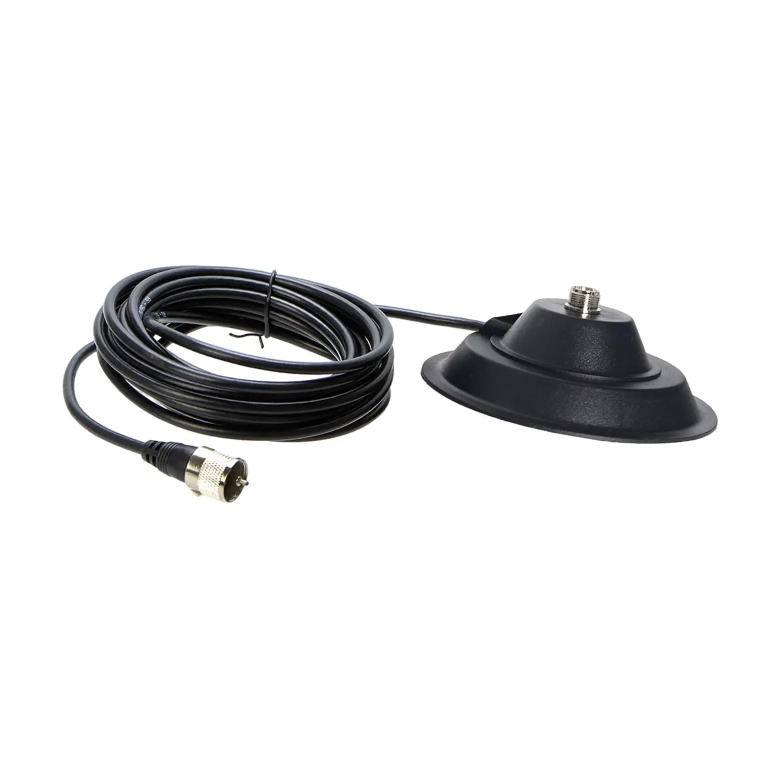 base-de-montagem-magnetica-12cm-preta-para-antena-cabo-coaxial-a-prova-d'Agua-pl259-para-carro-Onibus-taxi-caminhao-radio-movel