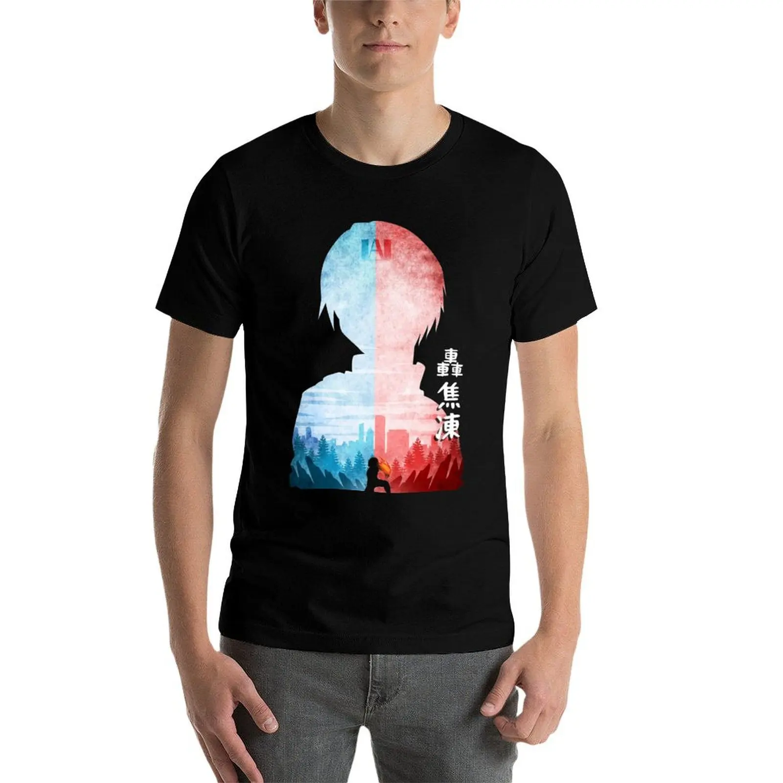 

Aizawa Shouta Ice Fire Hero Academy #3 T-Shirt t shirt man designer anime t shirts oversize t shirts for man pack cotton T-Shirt