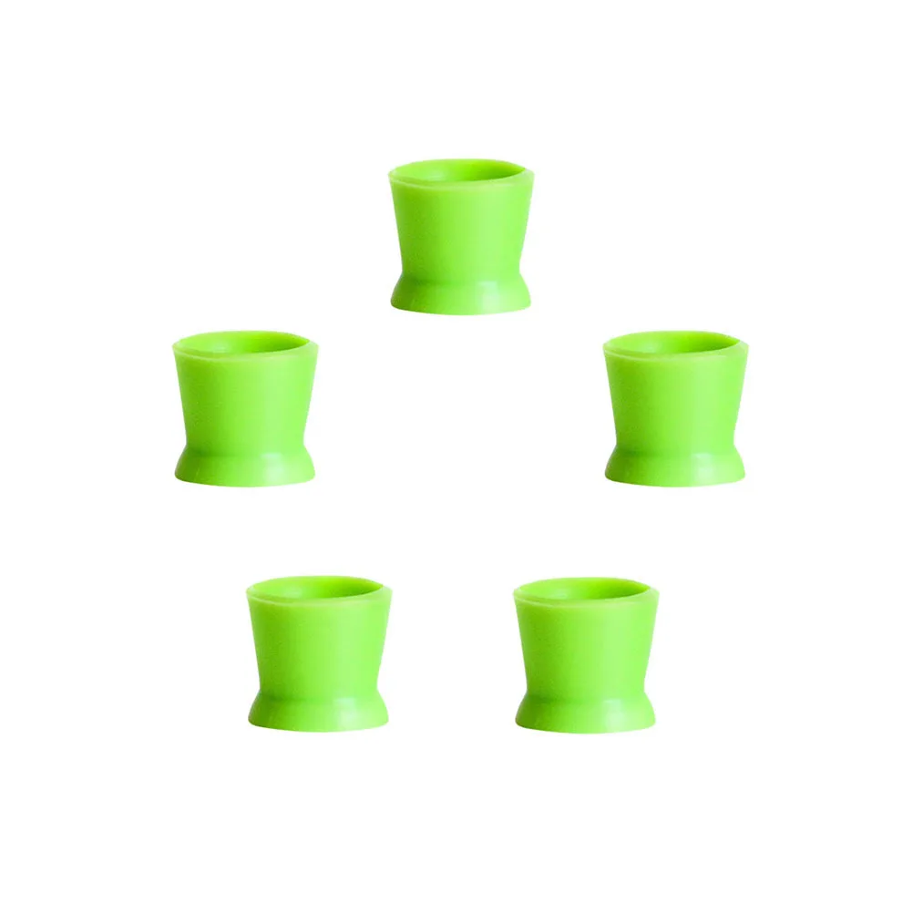 

300 шт. Красочная силиконовая чашка 400 ° Одобренная на класс бактерий устойчивая нетоксичная одноразовая чашка с прямой клейкой основой для