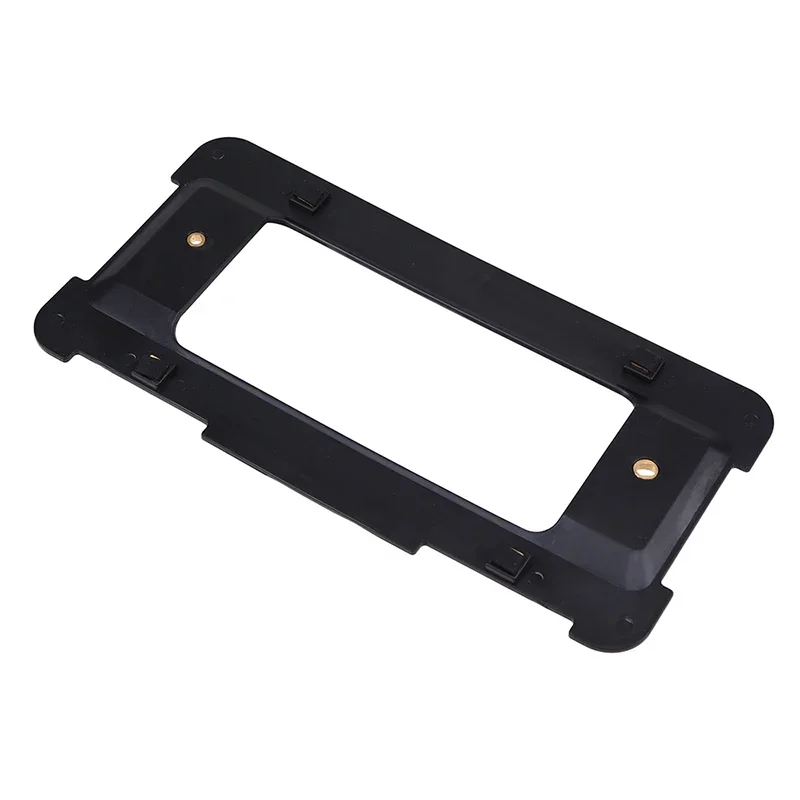 POSSBAY Universal for European License Plate Holder Bracket Mount Frame Black Plastic Car Rear License Plate Frame Tag Cover