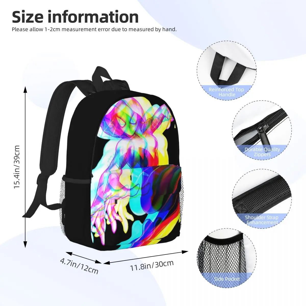 Mochila duradera Spider Ghost de 15 pulgadas: diseño ergonómico y liviano para brindar comodidad y comodidad