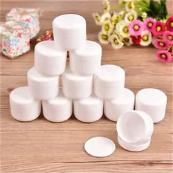 10pcs 10g 20g 50g 100g Plastic Empty Jars Lotion Face Cream Balm Lip Containers Cosmetics Sample Pots Liner Cap Make Up Bottles