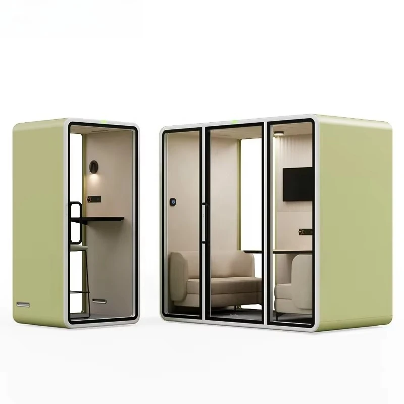 Commercial Customized Soundproof Booth Large Load-Bearing Structure Durable Acoustic Panel Silent Pod for Long-Term