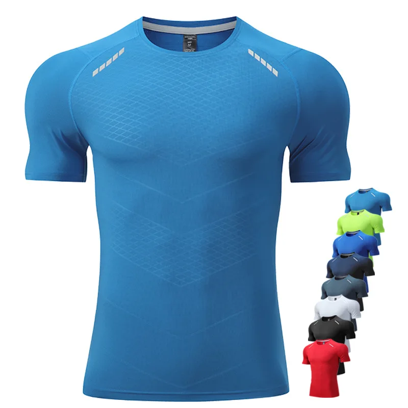 

Men's Qui-Drng European And American Sle Sports T-irt Comfortable Fitn Gym Workout Golf Clothing Apparel