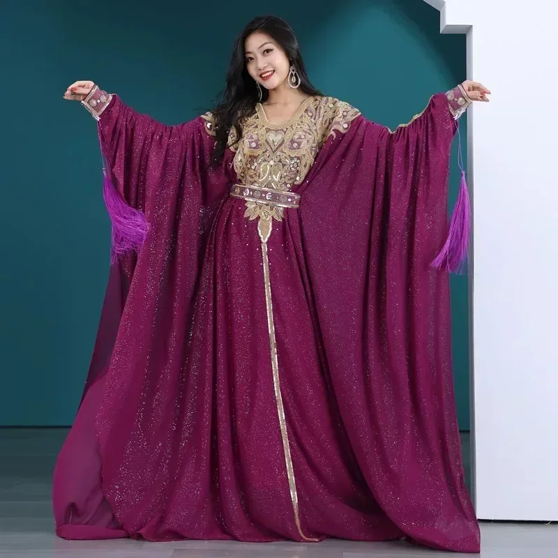 Robe de danse du ventre Sidi amnce Geldress, cheveux du golfe Persique flick khaleegy haligi, vêtements de scène de compétition