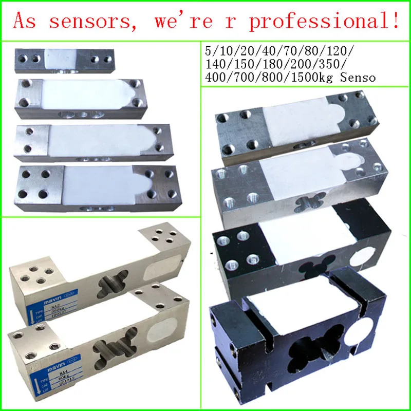 Pesando Sensor Load Cell Pressure Sensor Balança Eletrônica 10 kg 20 kg 40 kg 70 kg 150 kg 180 kg 200 kg 350 kg 400 kg 700 kg 750 kg 800 kg 1500kg