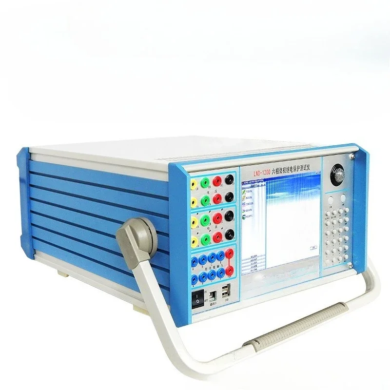 Six-phase microcomputer relay protection tester