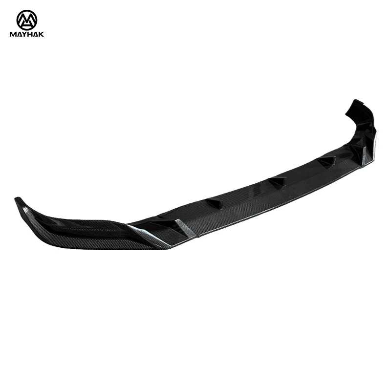 Real Carbon Fiber Car Front Bumper Lip Splitter Upgrade Front Spoiler Auto Body Part for X7 G07 Lci M Sport Front Lip 5
