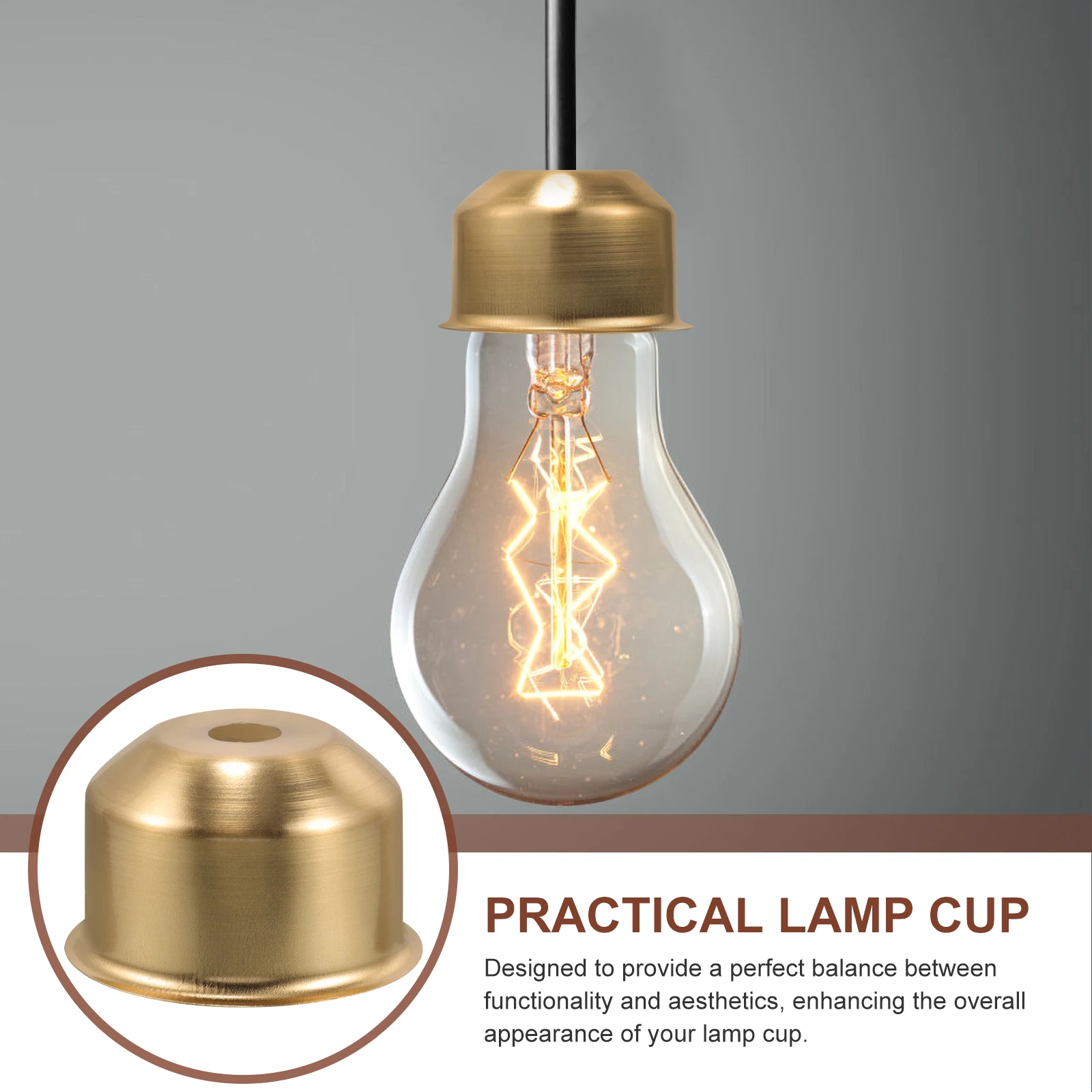 

Iron Lamp Holder E27 Base Wall Ceiling Light Cup Diy Light Base Fitting Socket Cup Modern Finials Lampshade Decoration