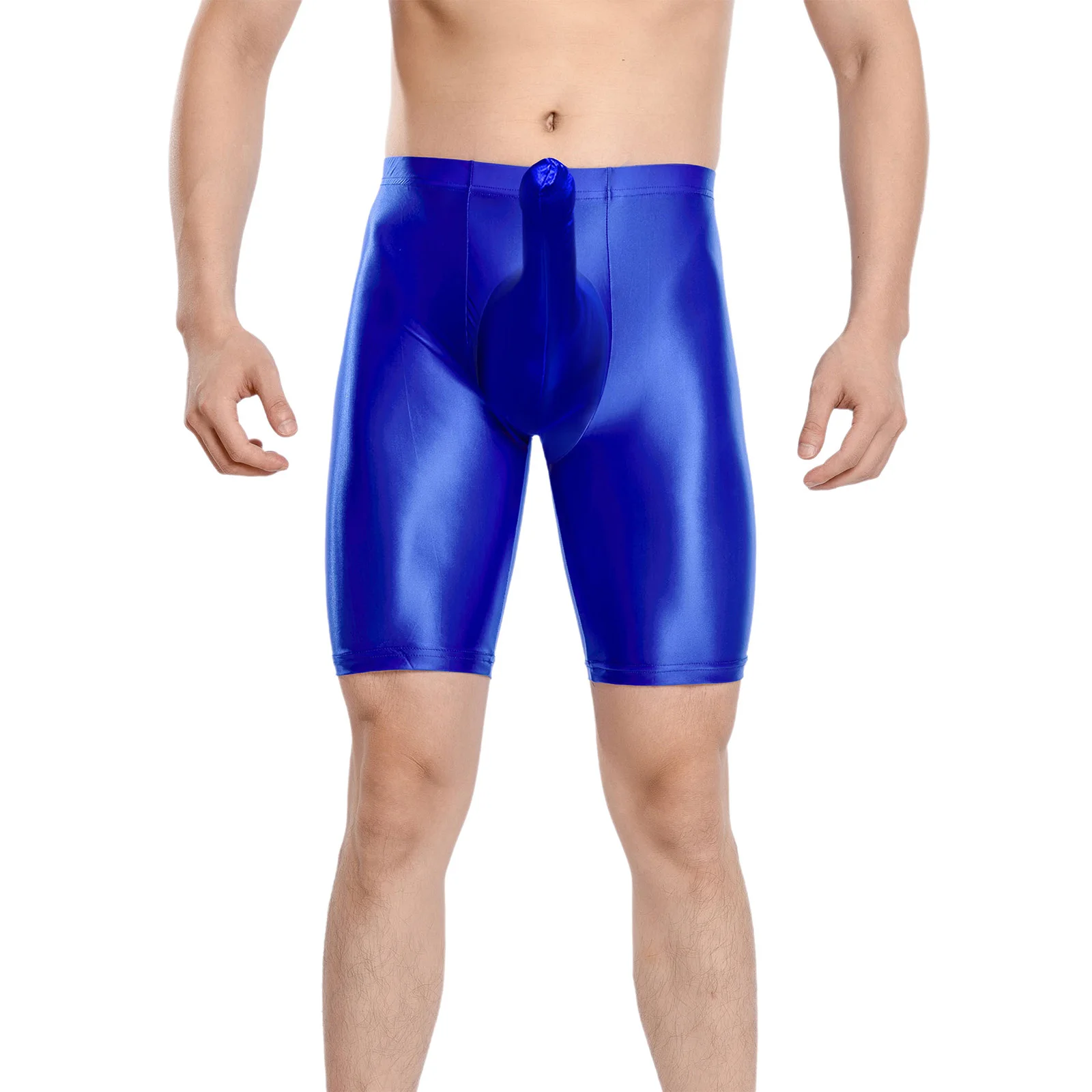 ملابس سباحة رجالي غمد الحقيبة الملابس الداخلية لامعة سراويل بوكسر زيت الفيل بلون سراويل للسباحة السراويل كمال الاجسام اللياقة البدنية #2