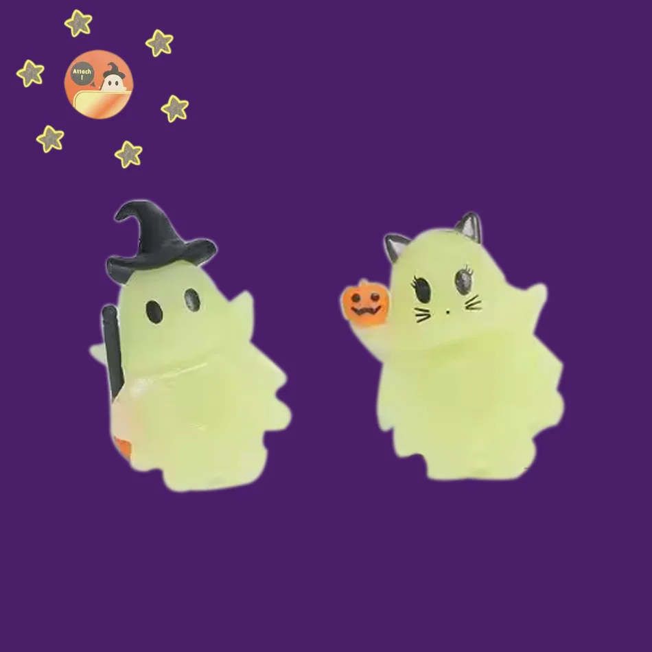 ハロウィンゴースト小さな置物ハロウィンシリーズブラインドボックス本物のスクリーンデコレーション誕生日プレゼント