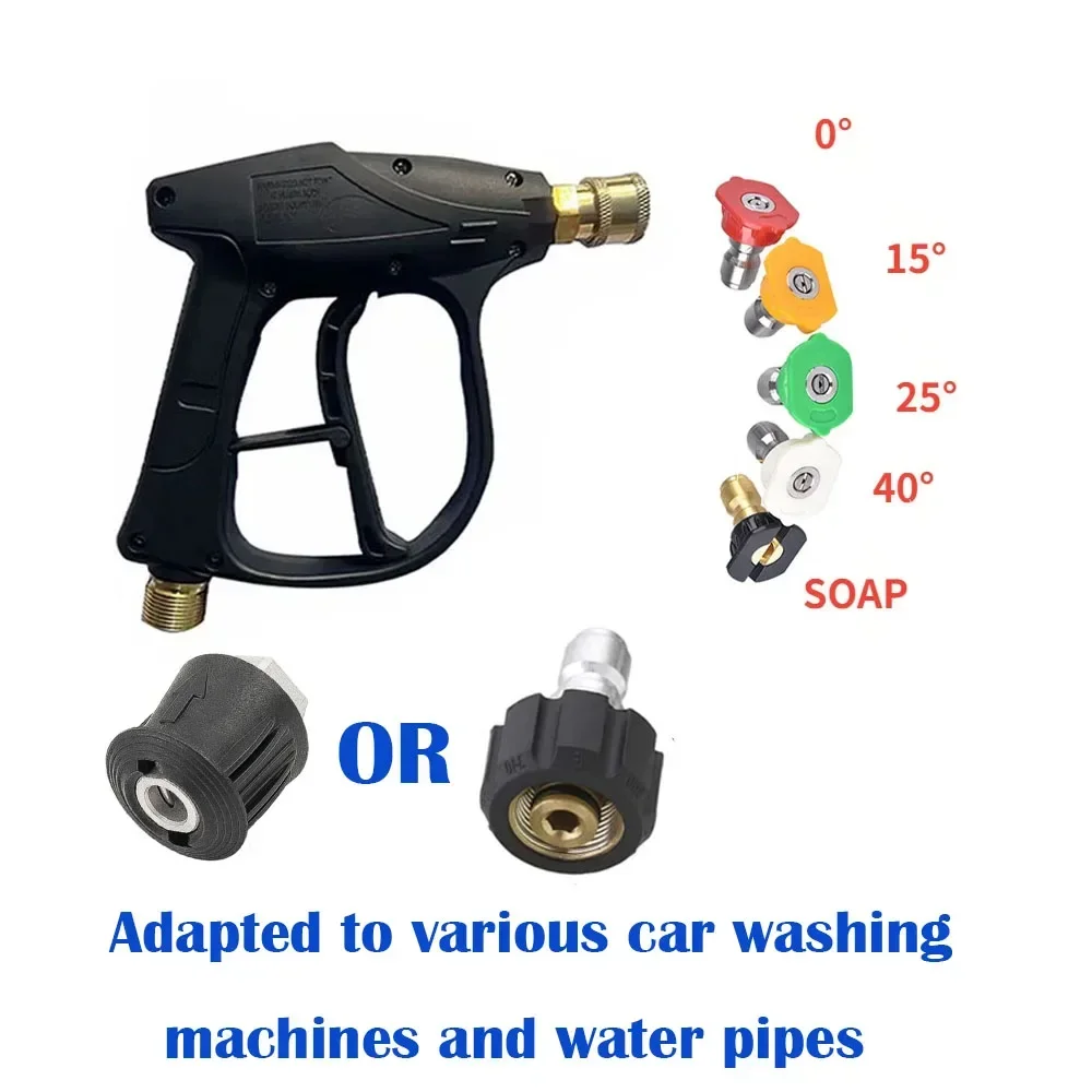 

High Pressure Washer Gun Cleaning Hose Connector For Karcher k2K5k7/Nilfisk/Parkside/Bosch Quick connector high pressure water